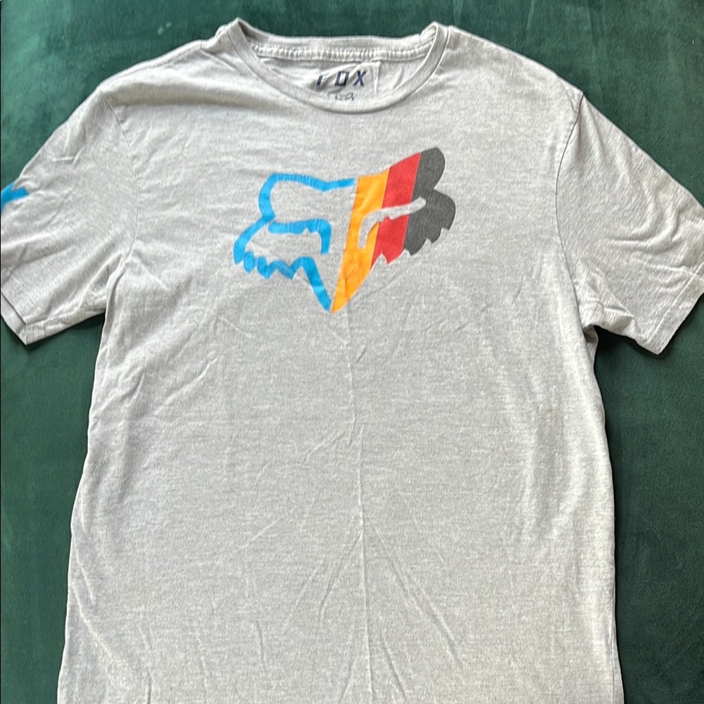 Fox Men's Gray Graphic T-Shirt